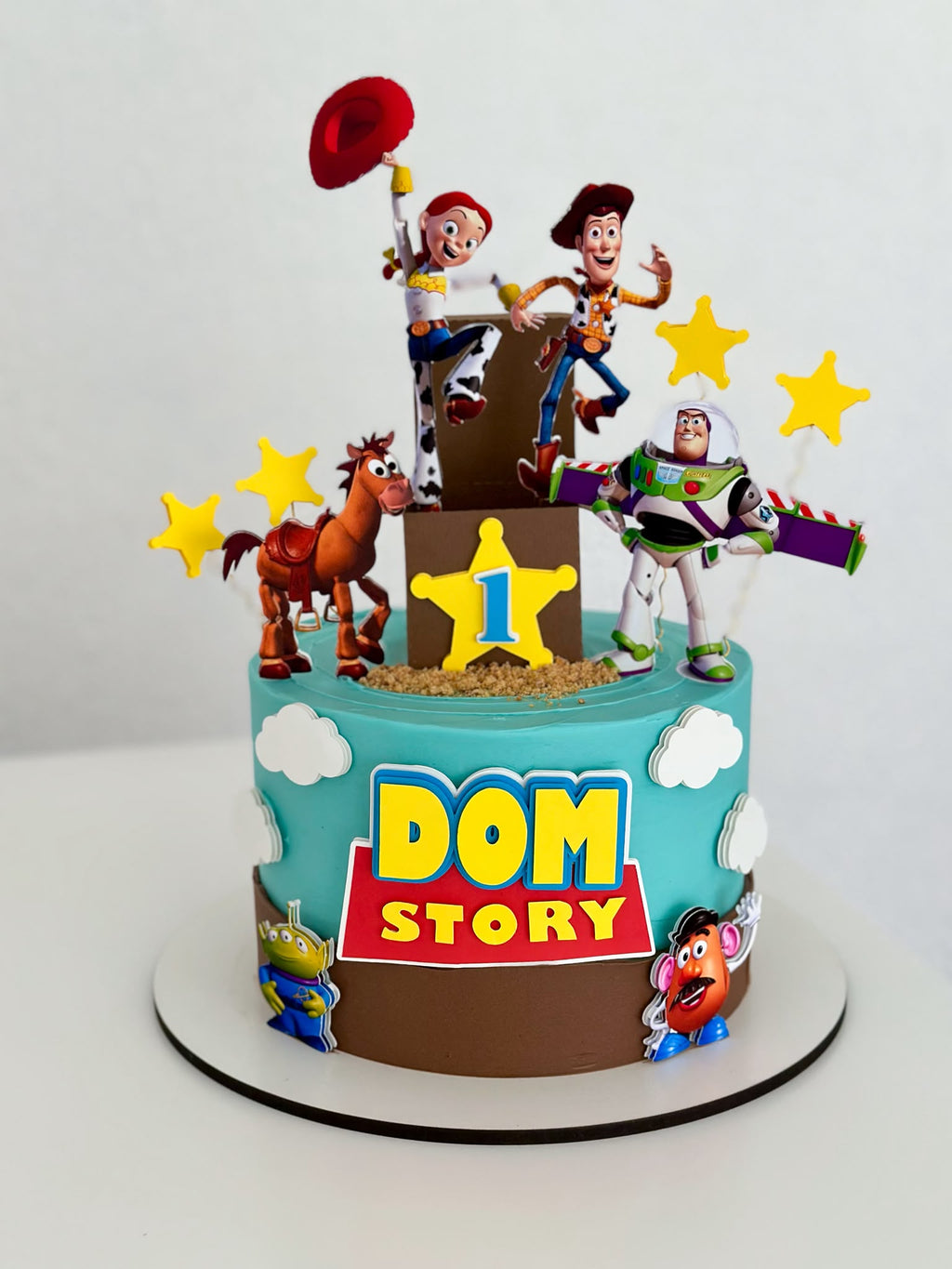 Toy Story Cake Topper Personalized | Custom Name & Age | Birthday Cake Decoration