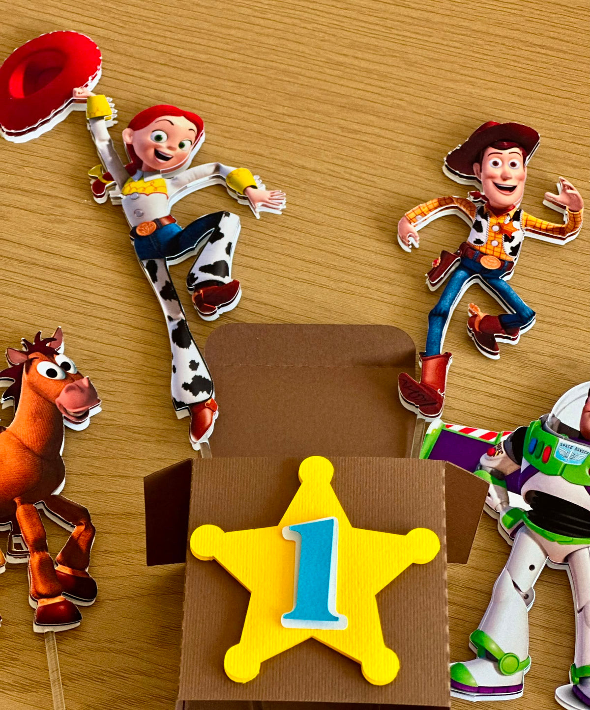 Toy Story Cake Topper Personalized | Custom Name & Age | Birthday Cake Decoration