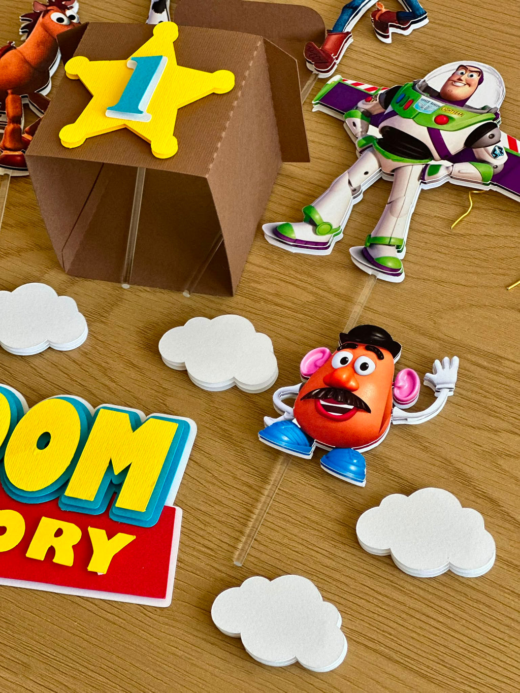 Toy Story Cake Topper Personalized | Custom Name & Age | Birthday Cake Decoration