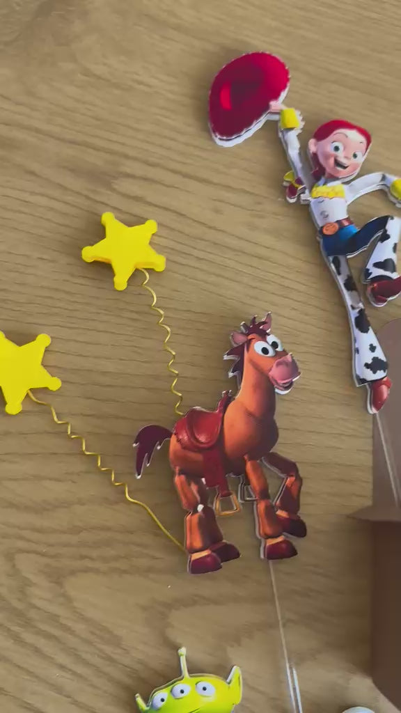 Toy Story Cake Topper Personalized | Custom Name & Age | Birthday Cake Decoration